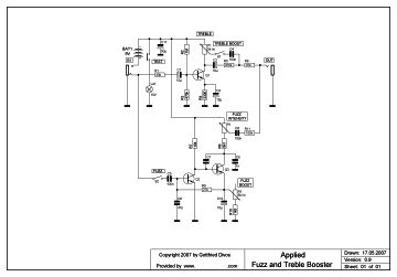 Applied-Fuzz and Treble Booster-2007.Effects preview